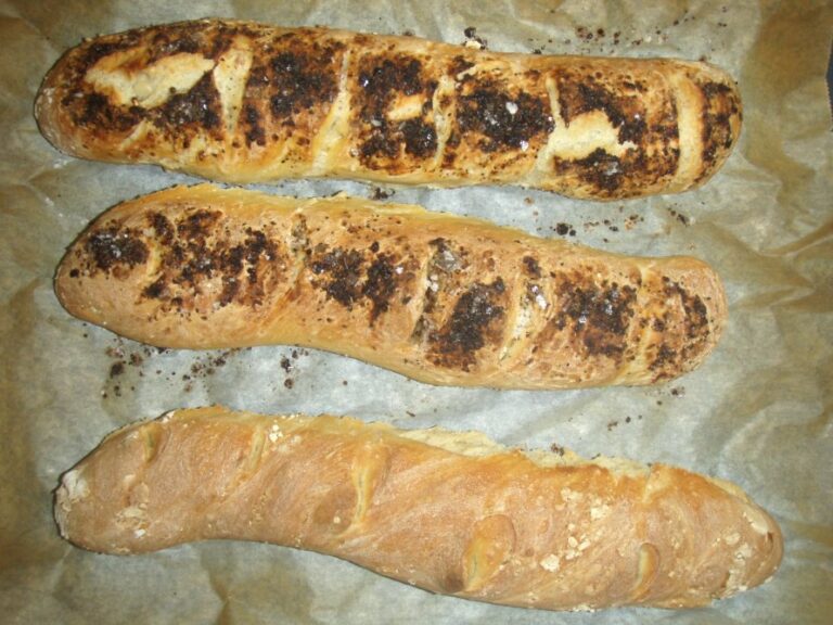 Flutes med citronpeber og salt