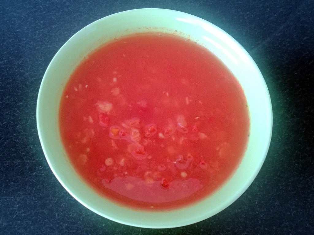 Pebersuppe med tomat og chili
