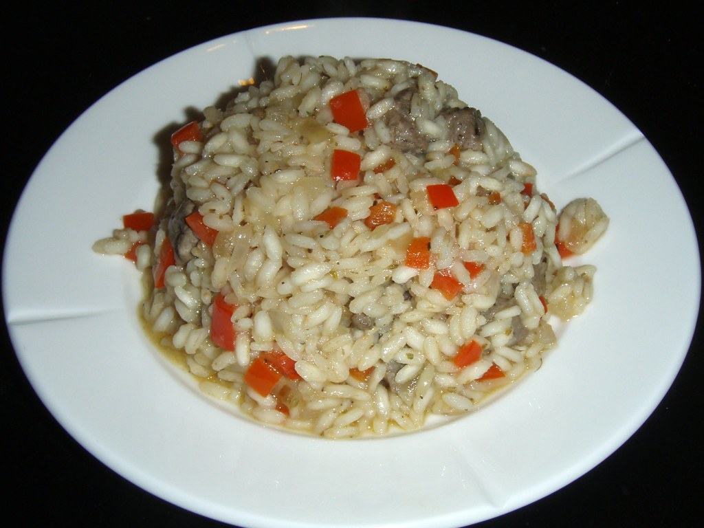 Risotto med oksekød