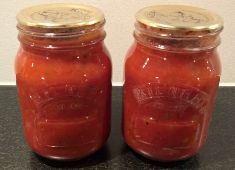Tomatsauce på glas