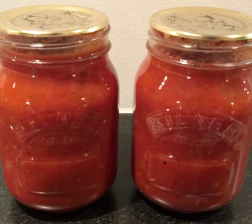 Tomatsauce på glas